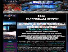 Tablet Screenshot of else-elettronica.com
